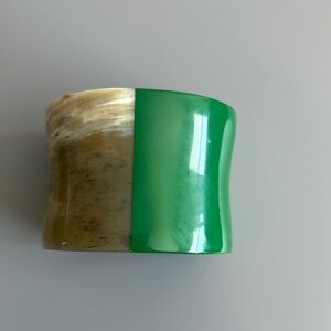 Green and Tan Decorative Accent